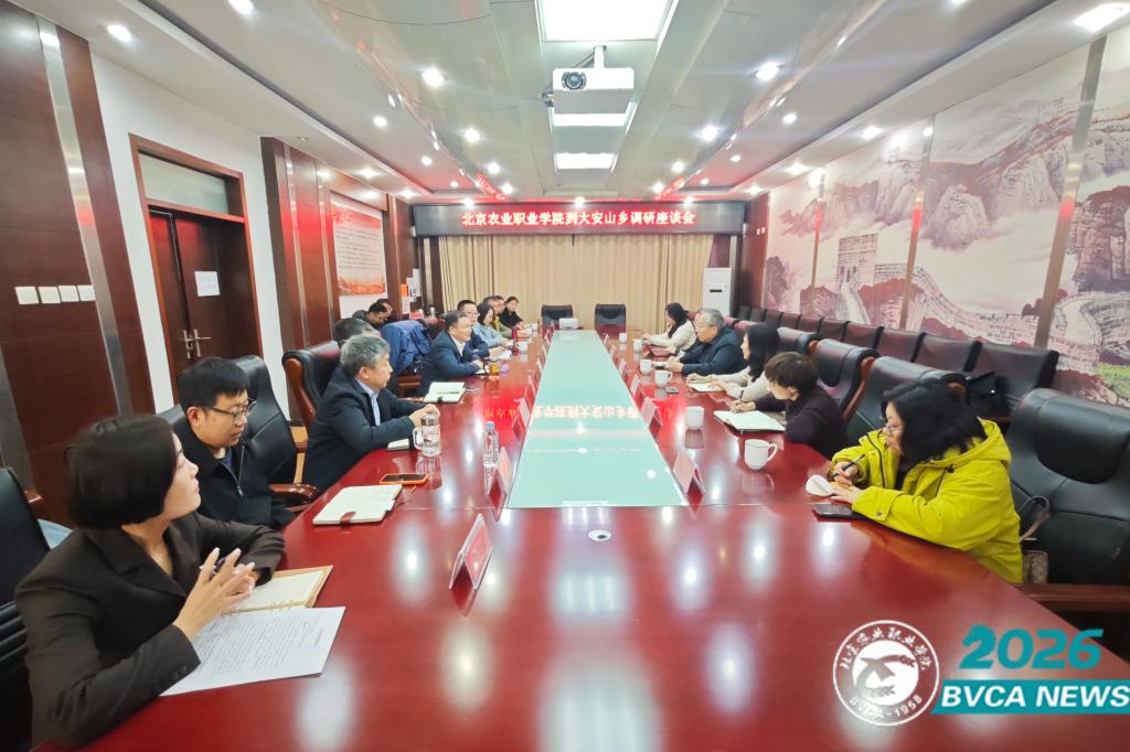 深化校地合作 赋能乡村振兴——学校赴房山区大安山乡调研交流